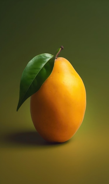 Frutta fresca del mango che vola nel ristorante del fondo dello studio e nel fondo del giardino