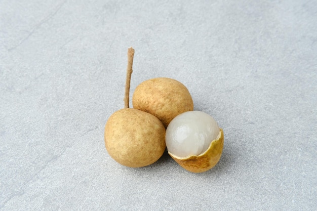 Frutta fresca di longan Immagine di messa a fuoco selettiva di Kelengkeng