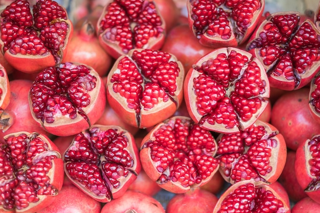 frutta rubino per lo sfondo.