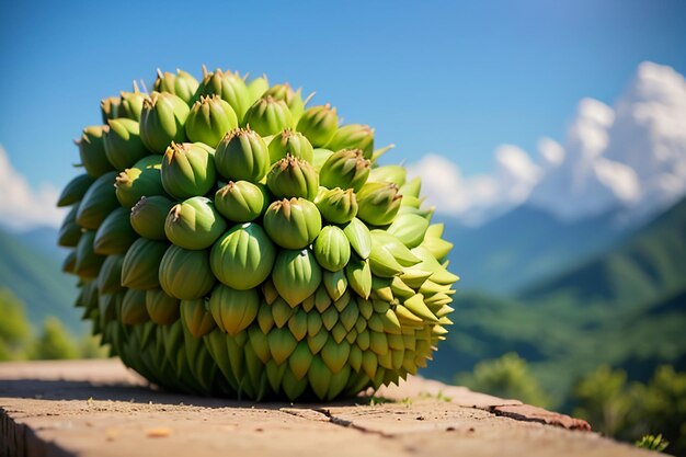 Frutta tropicale durian deliziosa frutta importata straniera costosa carta da parati durian sfondo