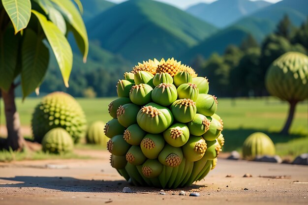 Frutta tropicale durian deliziosa frutta importata straniera costosa carta da parati durian sfondo