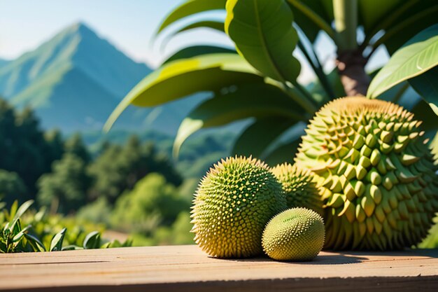 Frutta tropicale durian deliziosa frutta importata straniera costosa carta da parati durian sfondo