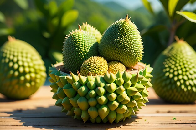 Frutta tropicale durian deliziosa frutta importata straniera costosa carta da parati durian sfondo