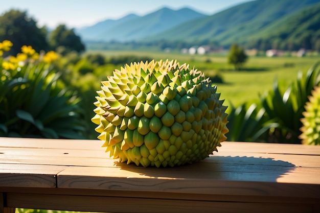 Frutta tropicale durian deliziosa frutta importata straniera costosa carta da parati durian sfondo