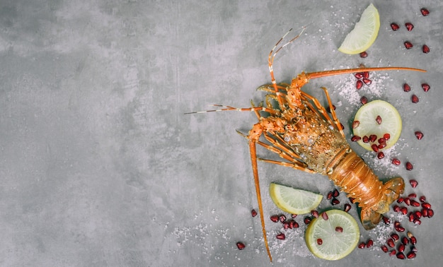 Frutti di mare di aragosta al vapore