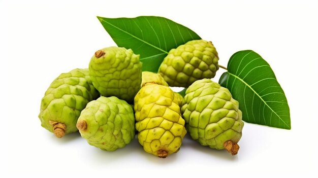 frutti di noni o morinda citrifolia a fette