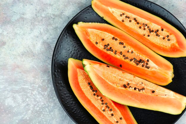 Frutti tropicali di papaya dolci