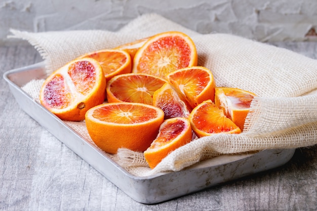 Frutto di arancia rossa