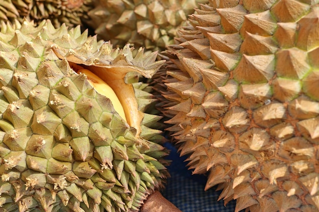 Frutto di Durian al cibo di strada