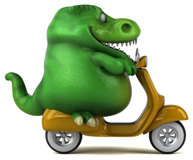 Fun Trex - Illustrazione 3D