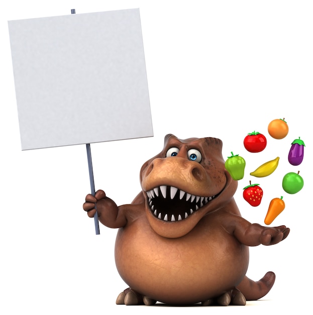 Fun Trex - Illustrazione 3D