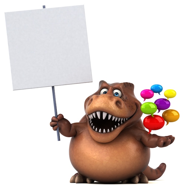 Fun Trex - Illustrazione 3D