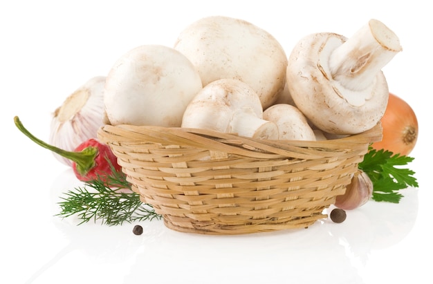 Funghi e ingrediente alimentare con spezie isolate