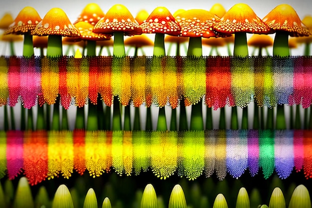 Funghi velenosi colorati sfondo sfondo La fotografia HD non mangia funghi velenosi