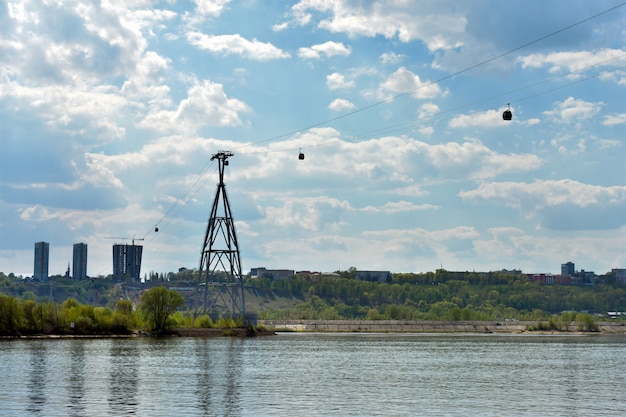 Funivia sul fiume Volga