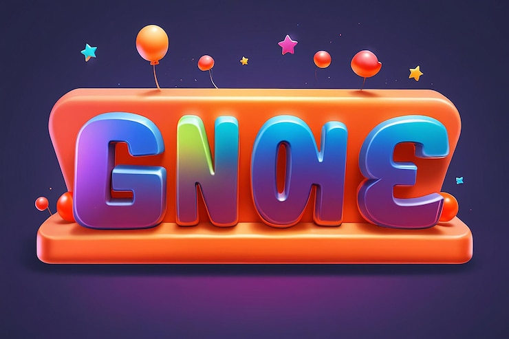 Photo funny game 3d editable text effect