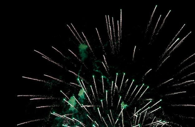 fuochi d'artificio astratti colorati fantastico giorno dell'indipendenza pirotecnica