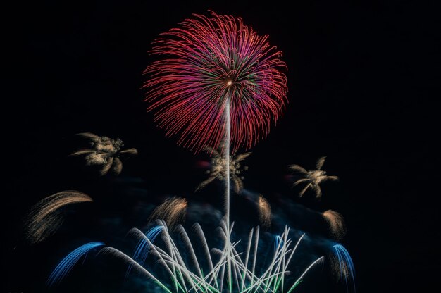 Fuochi d'artificio astratti