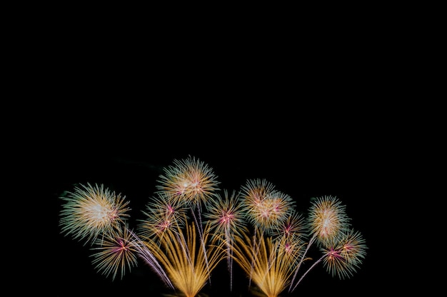 Fuochi d'artificio astratti