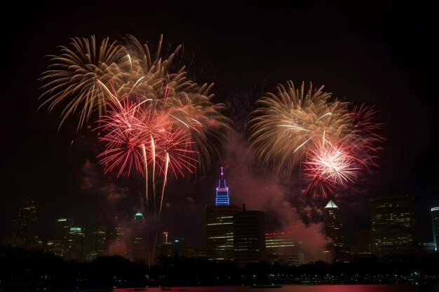 Fuochi d'artificio del giorno dell'indipendenza americana