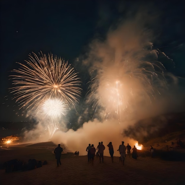 Fuochi d'artificio di Capodanno 2024