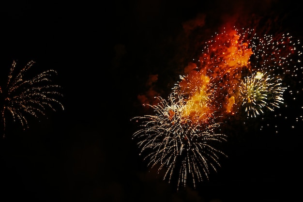 Fuochi d'artificio di celebrazione del nuovo anno per il 4 luglio