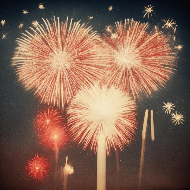 Fuochi d'artificio Pirotecnica Skyrockets Firecrackers Sparklers Luci di celebrazione Pyro display