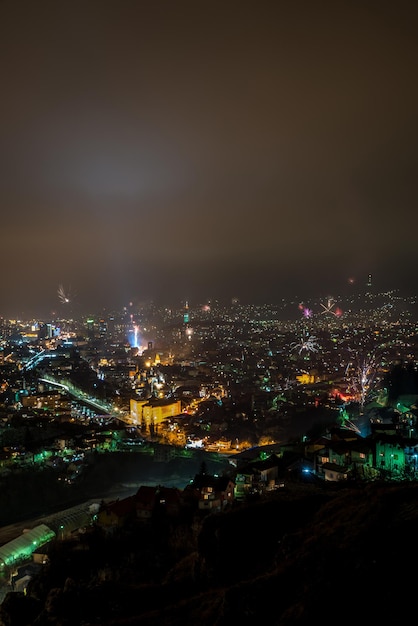 Fuochi d'artificio su Sarajevo