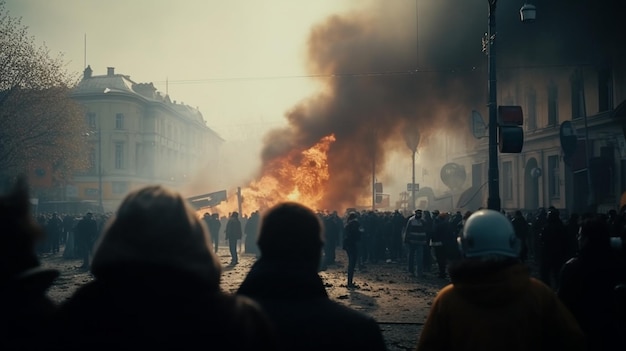 Fuoco e anarchia durante il rally IA generativa