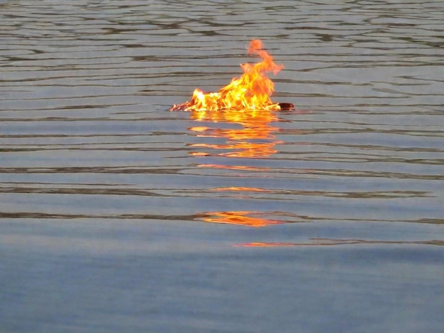 fuoco nell'acqua