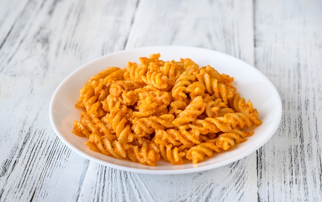 Fusilli al pesto di pomodoro