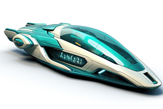 futuristica superbike volante a getto d'impulso