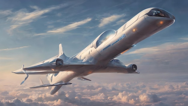 Futuro aereo sullo sfondo molto figo