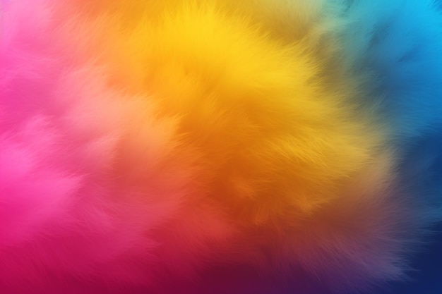 Fuzzy Pink Blue Yellow Background Gradient Generative AI (Intelligenza artificiale generativa)