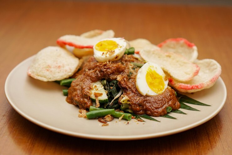 Gado-gado su piatto