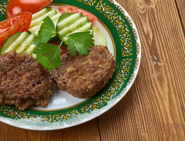 Galaouti Kebab - Primo piano del cibo indiano a Delhi