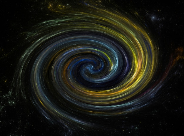 Galassia a spirale, sfondo del campo stellare. Spazio esterno sullo sfondo