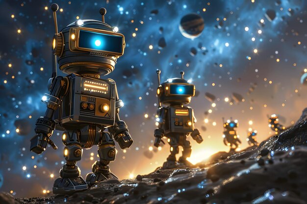 Galaxy Wanderers Il ruolo dei robot nei paesaggi alieni