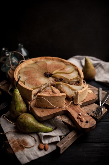 Galette Autunnale Di Pere Fatta In Casa Con Zucchero Alla Cannella!!