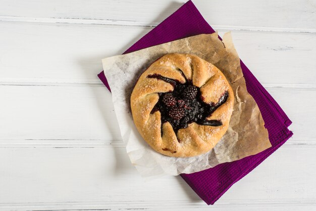 galette con frutti di bosco