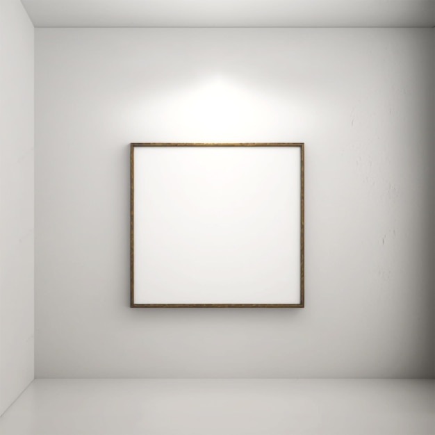 Galleria d'arte premium ultraminimalista con illuminazione semplice