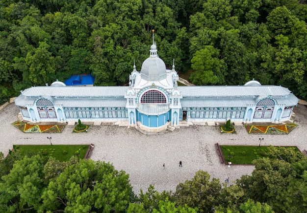 Galleria Pushkin sul lato della montagna a Zheleznovodsk Stavropol Krai Russia