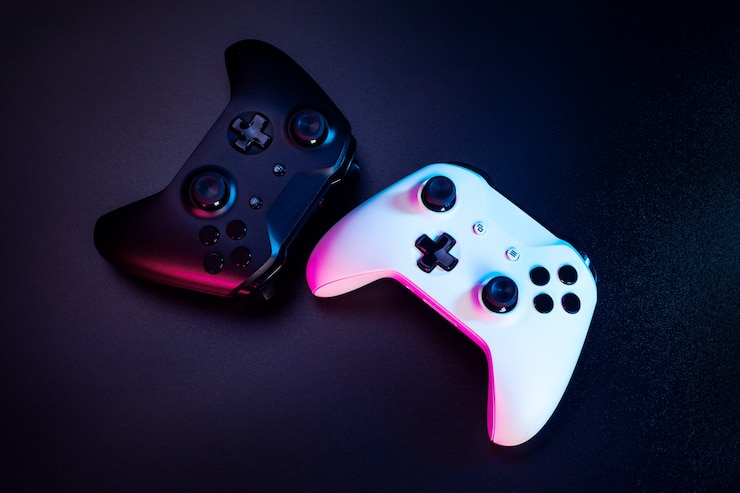 Foto gamepad moderni