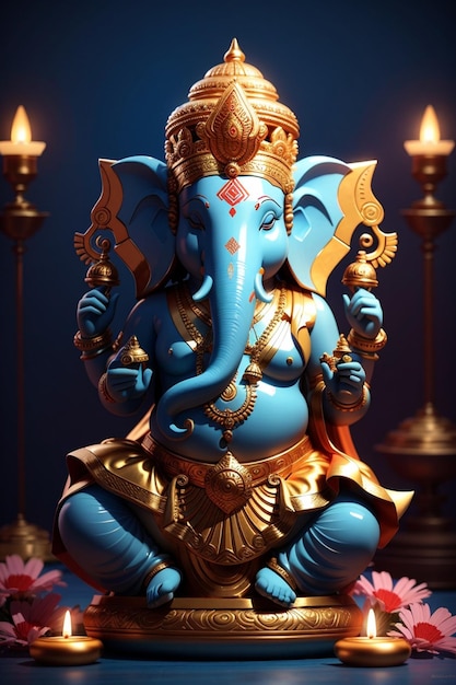 Ganapati bappa dio indiano bhagwan ganesh thakur dio Ganapati