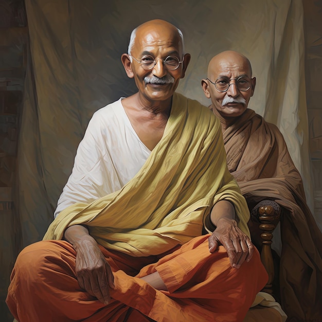 Gandhi Jayanti Commemorazione del tributo all'eredità e ai principi del Mahatma Gandhi