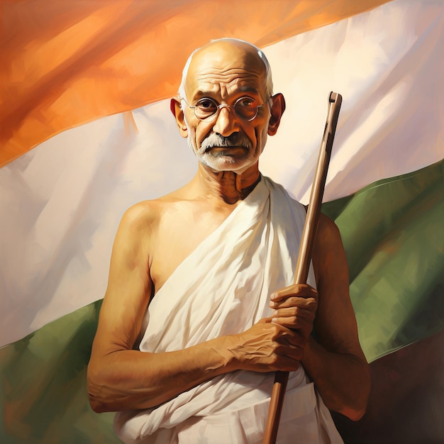 Gandhi Jayanti Commemorazione del tributo all'eredità e ai principi del Mahatma Gandhi