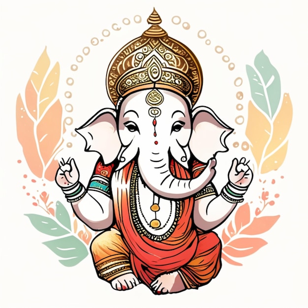 Ganesha Aum biglietto di nozze indù Diwali India