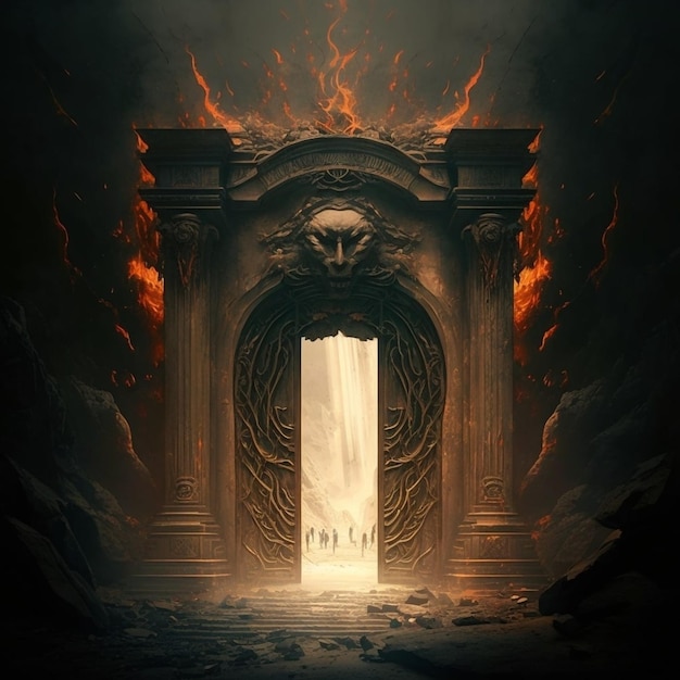 Gate of Hell generato con Ai