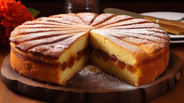 Gateau standard basco del paese basco francese AI Generato