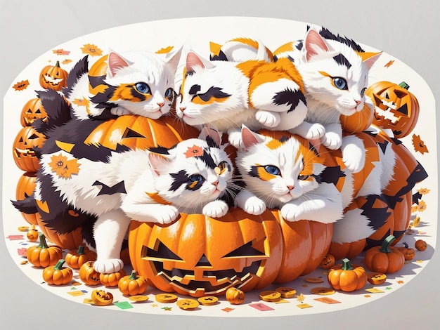 Gattini di Halloween